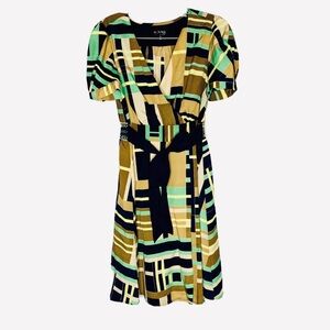 NWT the Webster Miami cute geometric design dress in size XS